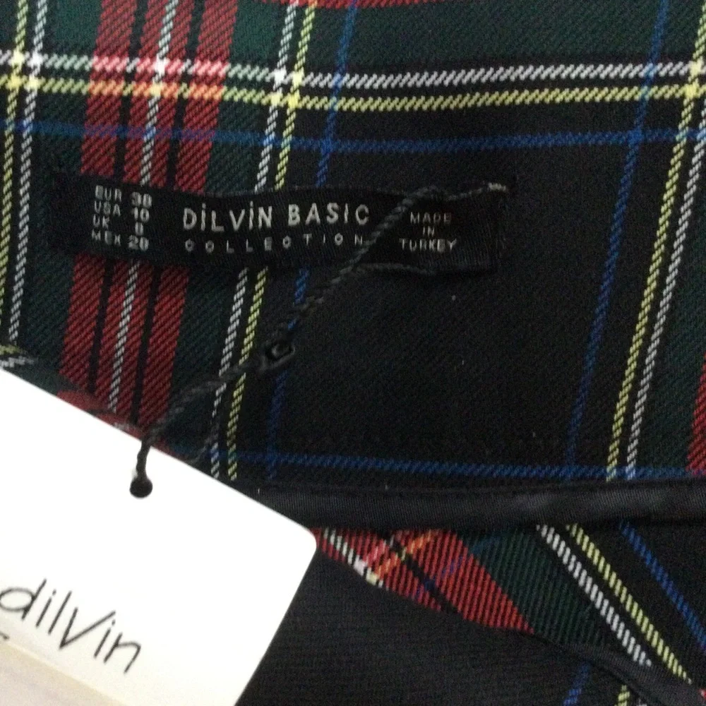 Dilvin plaid skirt - Picture 4 of 4